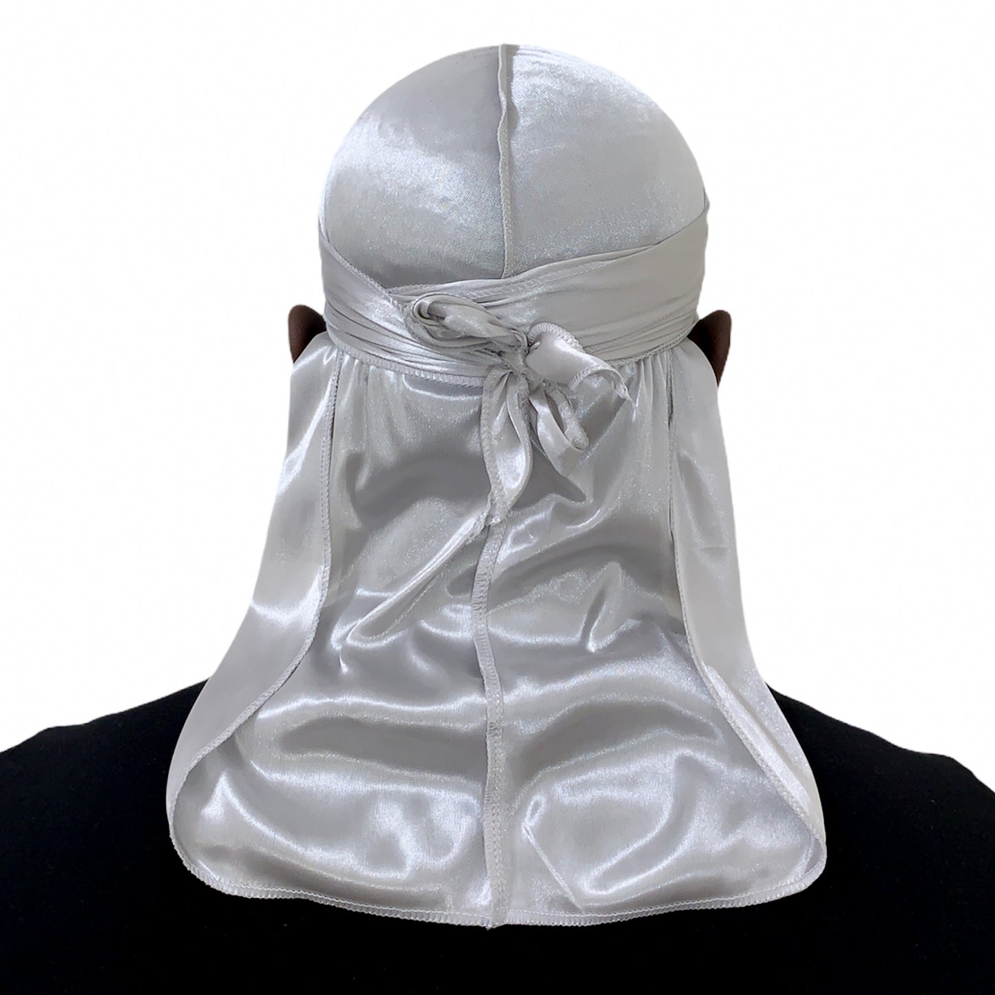 Silver / Gray Silky Durag