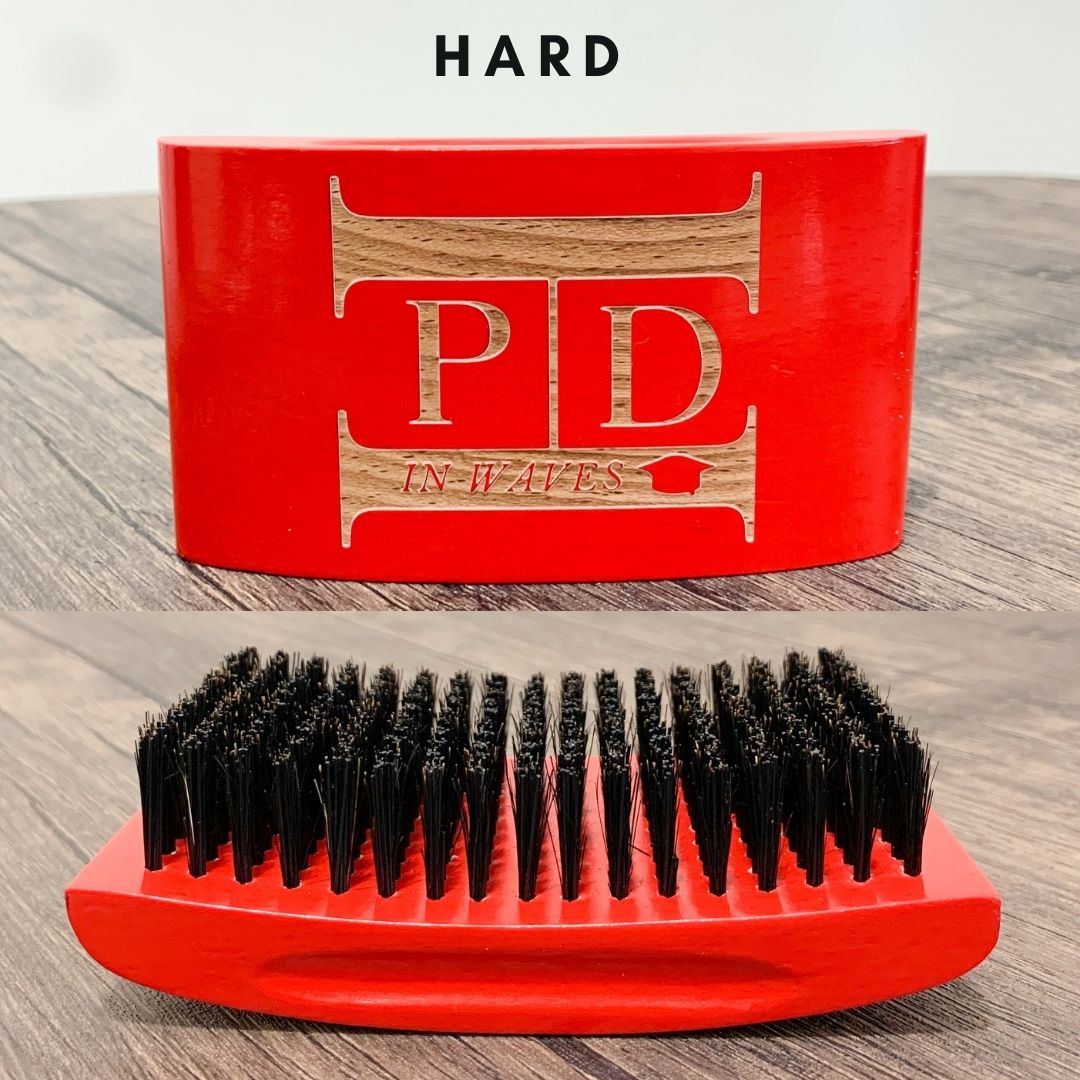 Phd In Waves ~ Red Curved Hard Brush