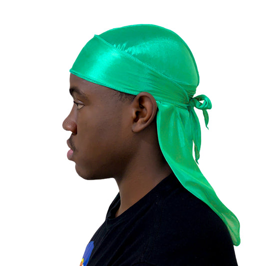 Green Silky Durag