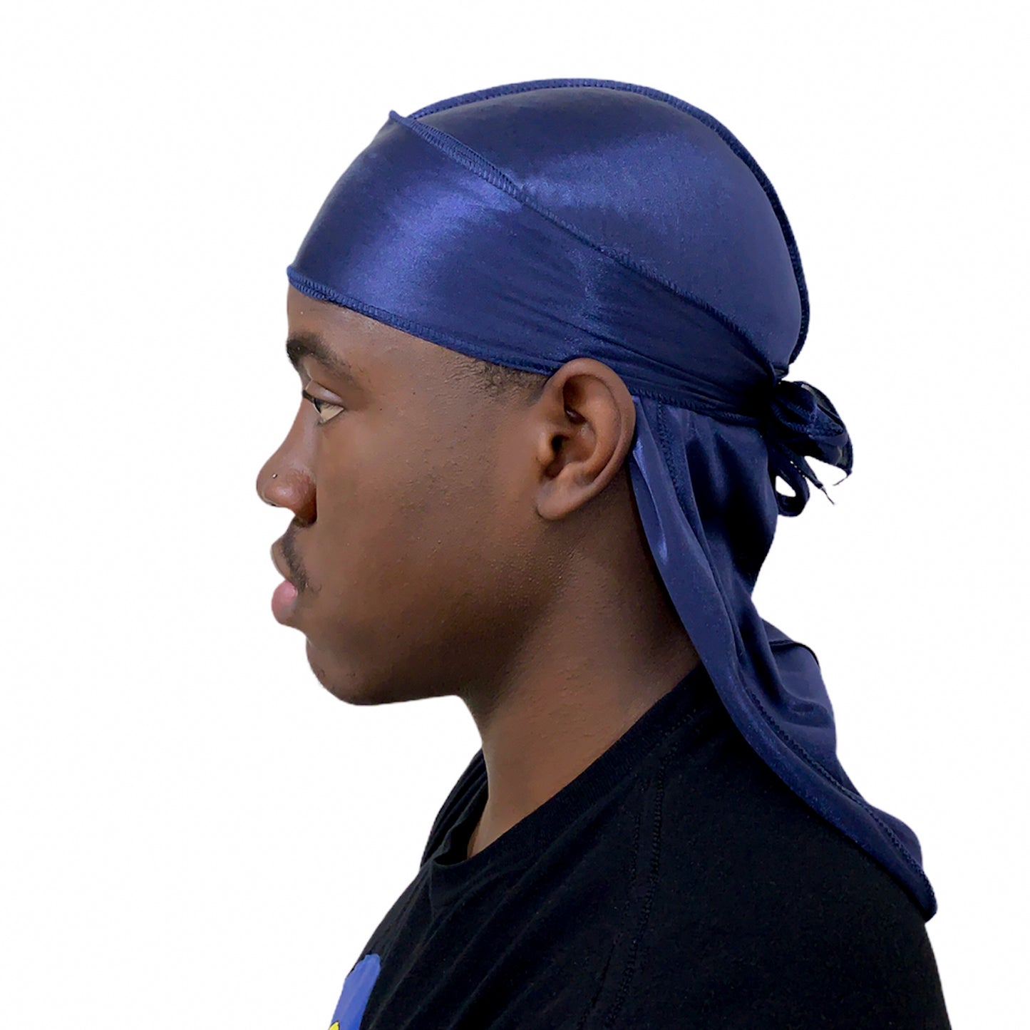 Navy Blue Silky Durag