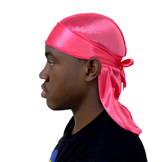 Hot Pink Silky Durag